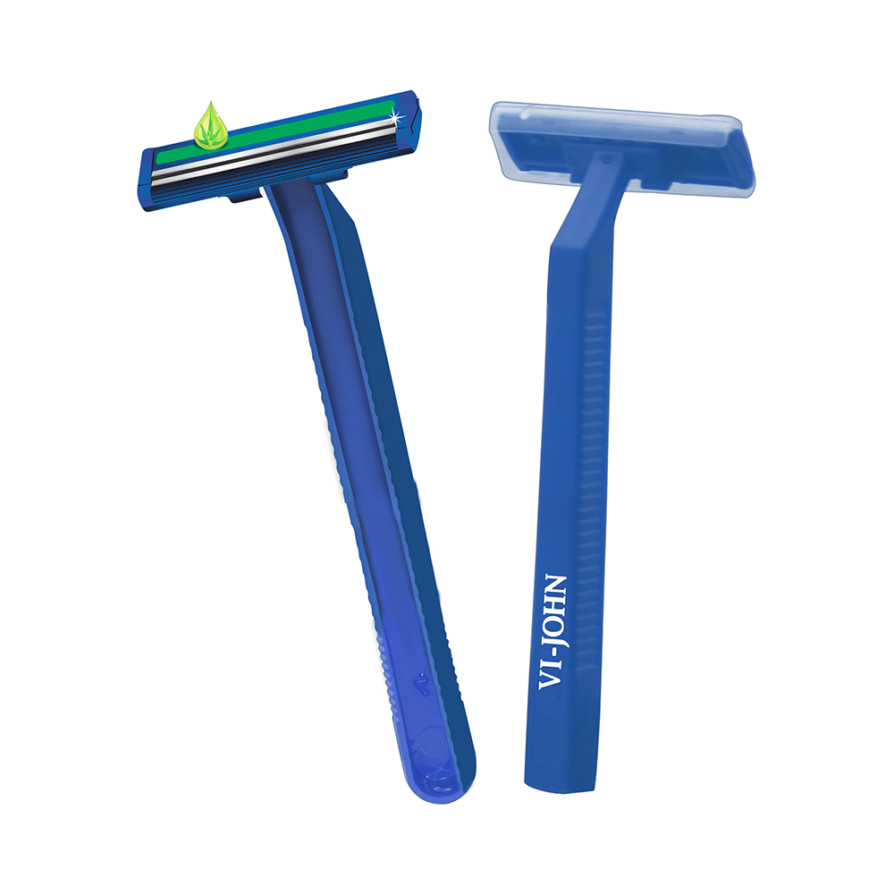 Vi-John Combo Pack of Classic Regular Skin Shaving Foam 200gm & Platinum Coated 5 Twin Blade Disposable Razors - Image 2