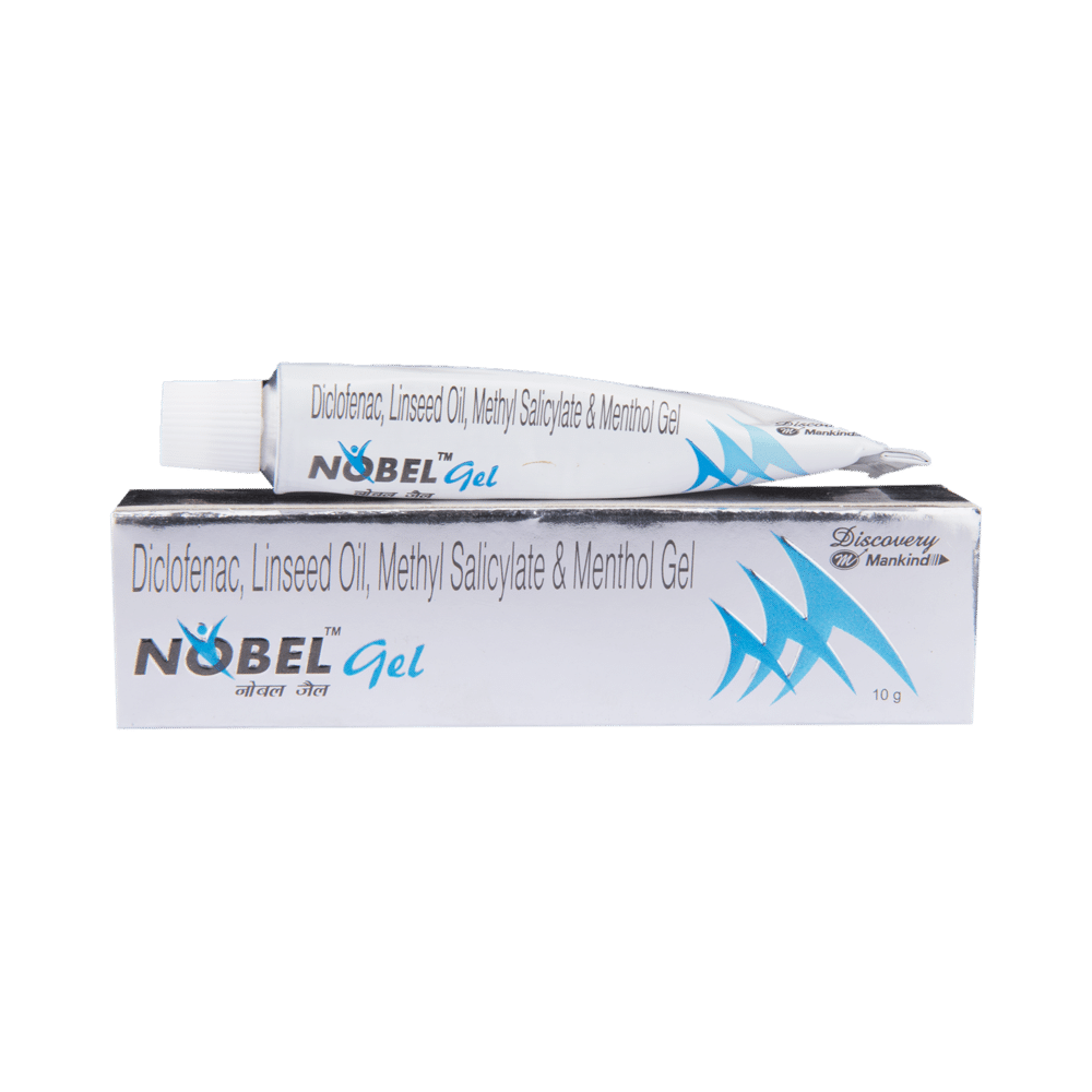Nobel Pain Relief Gel | With Diclofenac, Linseed Oil, Methyl Salicylate & Menthol - Image 1