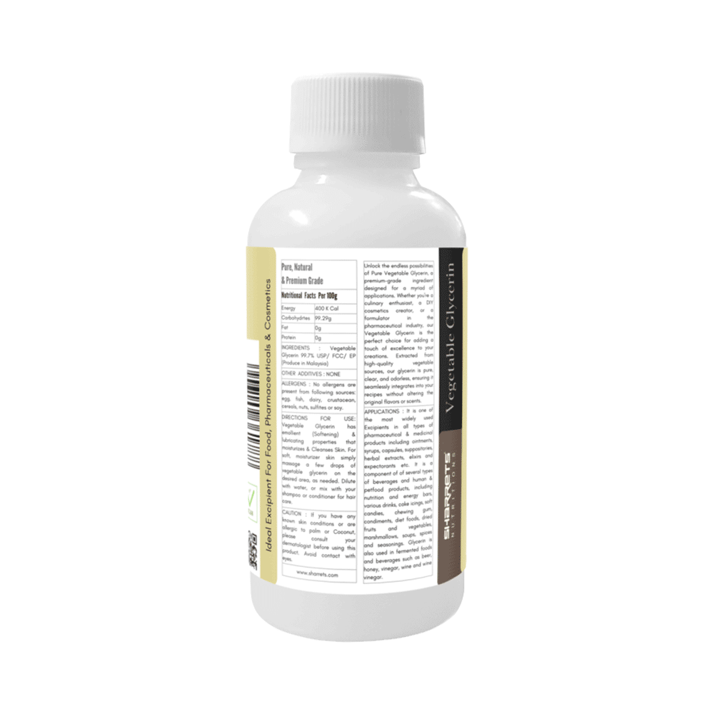 Sharrets Pure Vegetable Glycerin - Image 2