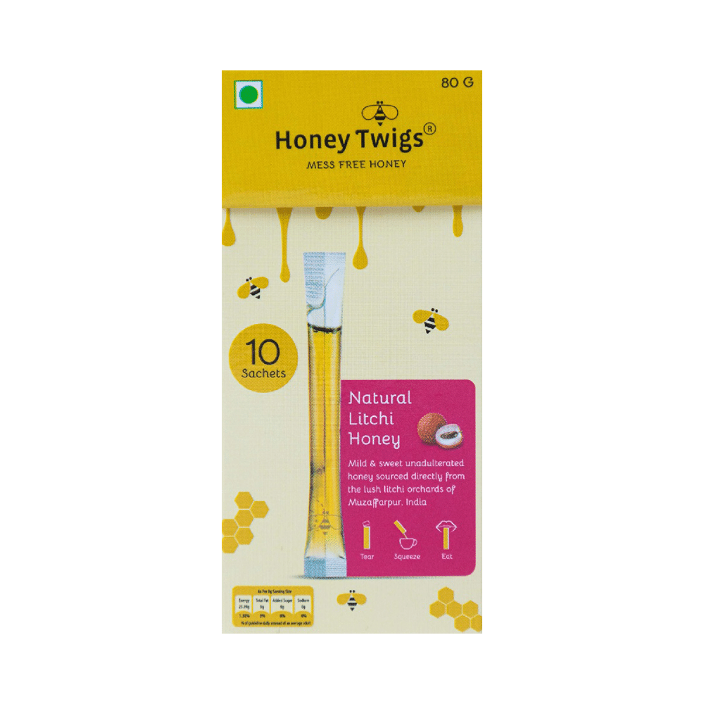 Honey Twigs Natural Litchi Honey - Image 1