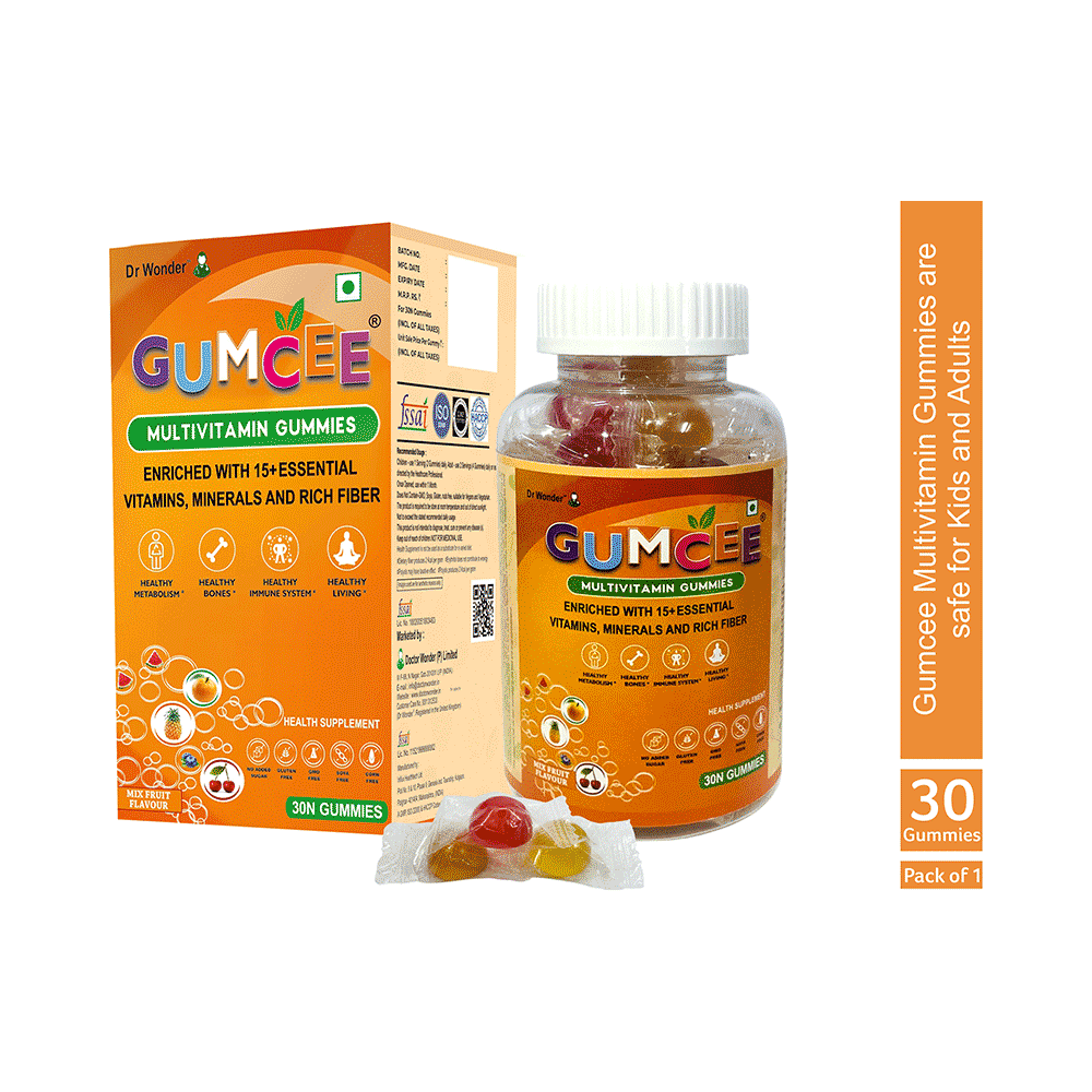 Gumcee Multivitamin Gummies Mix Fruit - Image 5