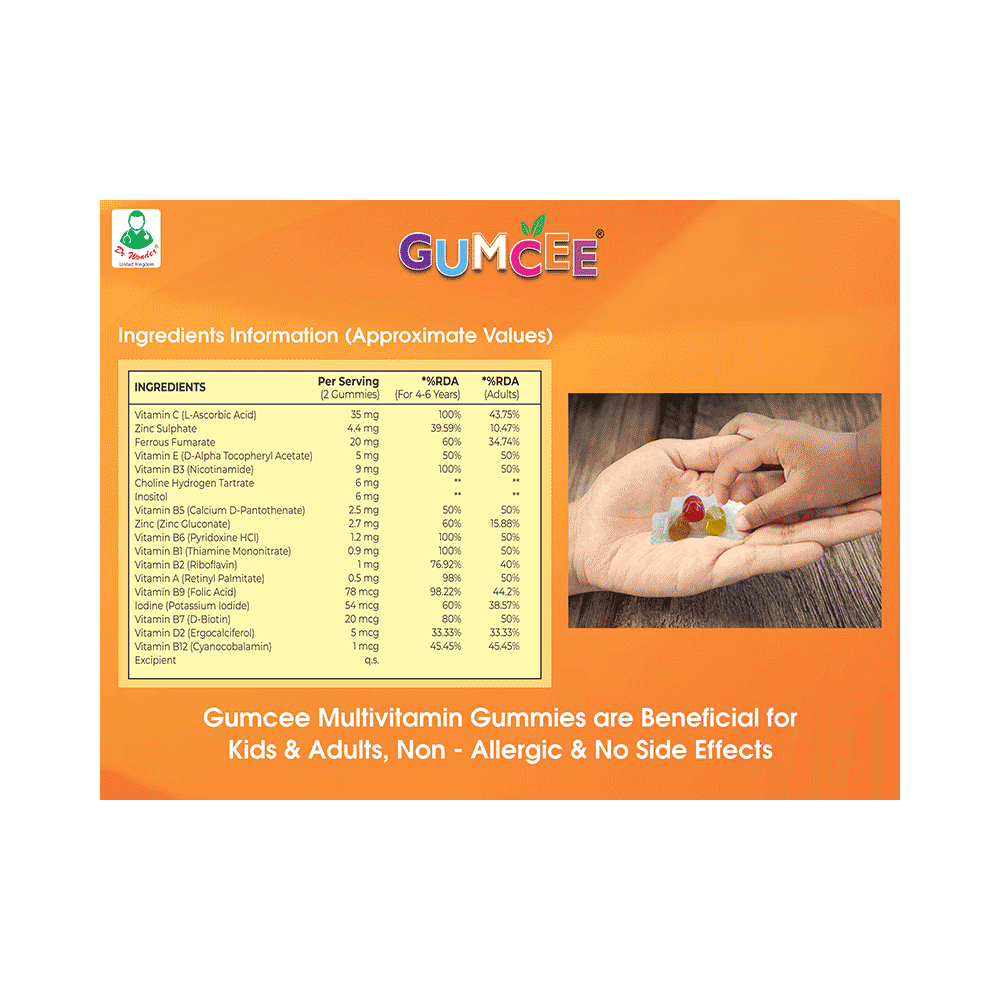 Gumcee Multivitamin Gummies Mix Fruit - Image 6