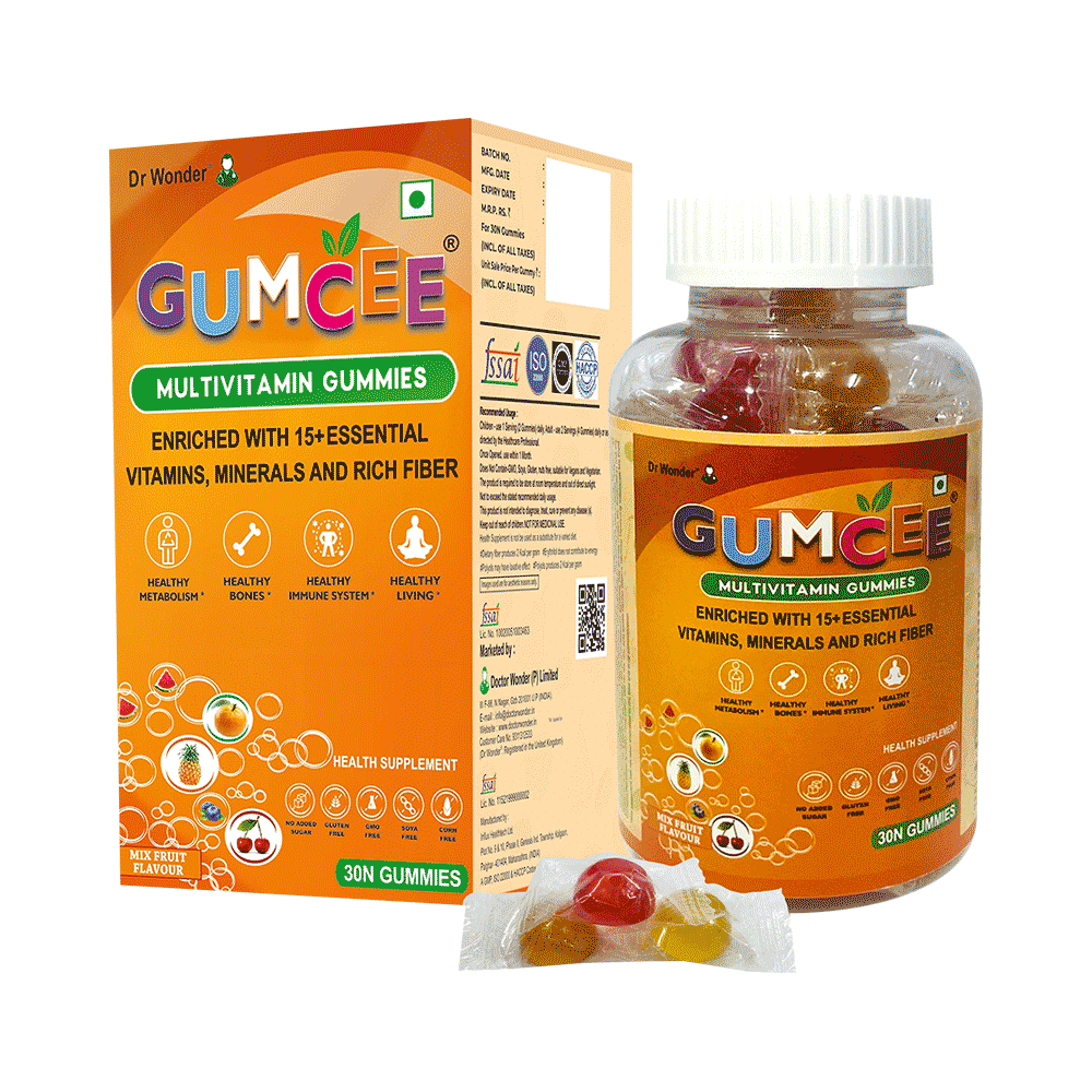 Gumcee Multivitamin Gummies Mix Fruit - Image 1