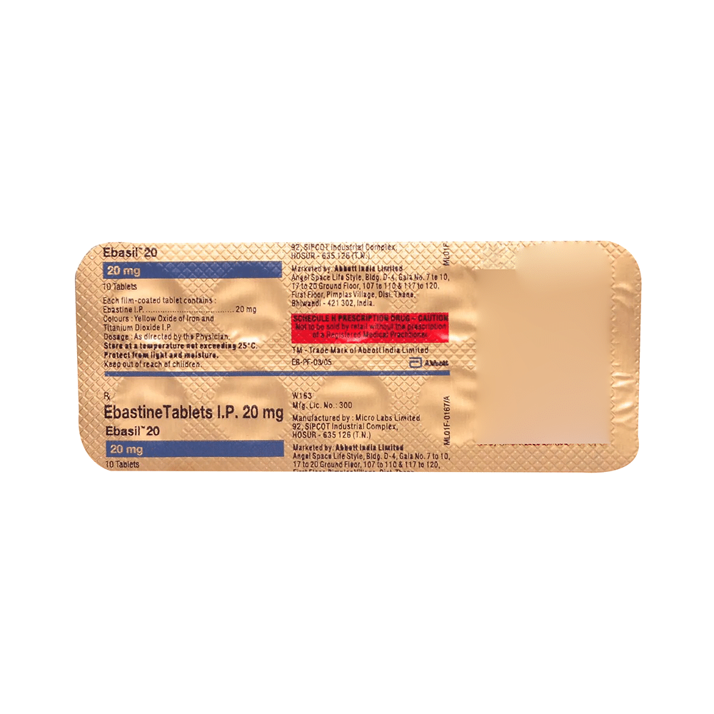 Ebasil 20 Tablet - Image 3