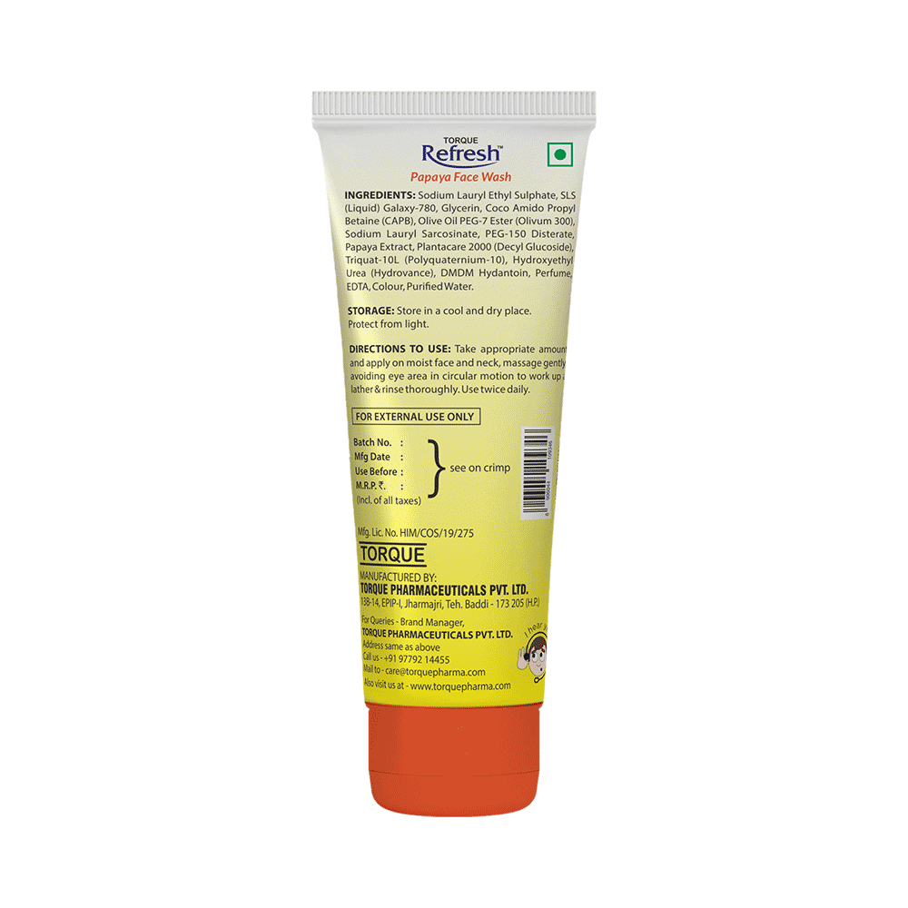 Refresh Papaya Face Wash (50ml Each) - Image 2