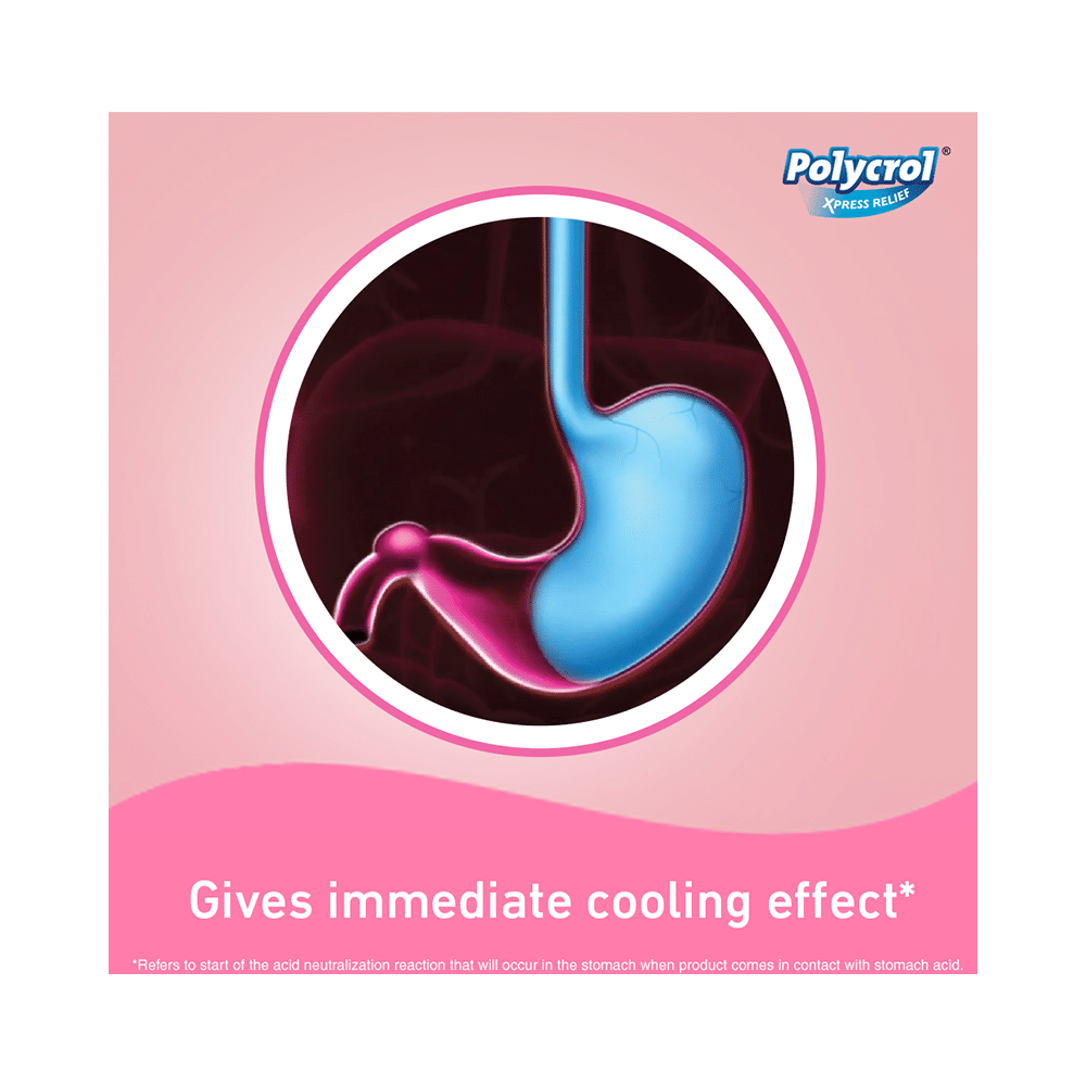 Polycrol Xpress Relief Sugar-Free Antacid Antigas Gel | Flavour Tasty Orange - Image 5