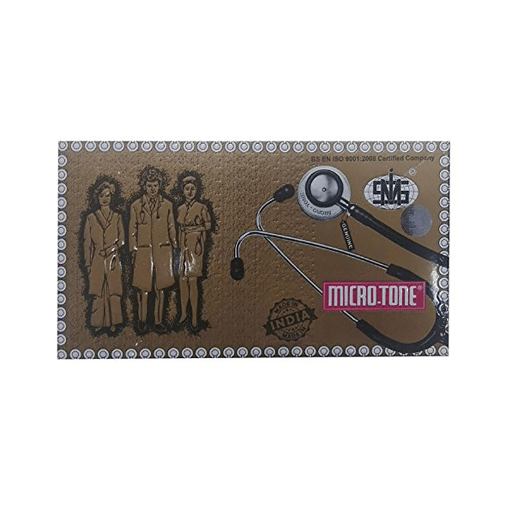 Micro.Tone Adults Stethoscope Black
