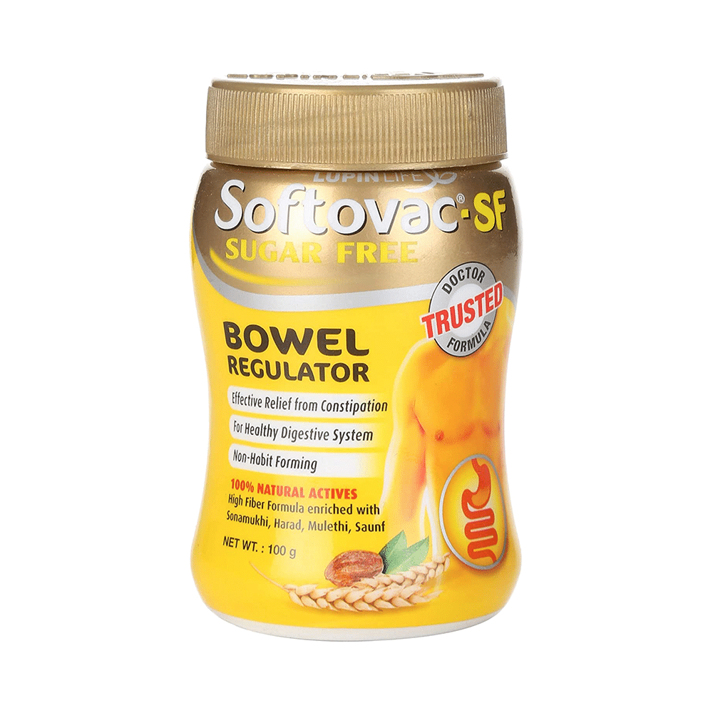 Combo Pack of Softovac-SF Bowel Regulator Powder Sugar Free 100gm & Lupin Life Be One Capsule (10) - Image 2