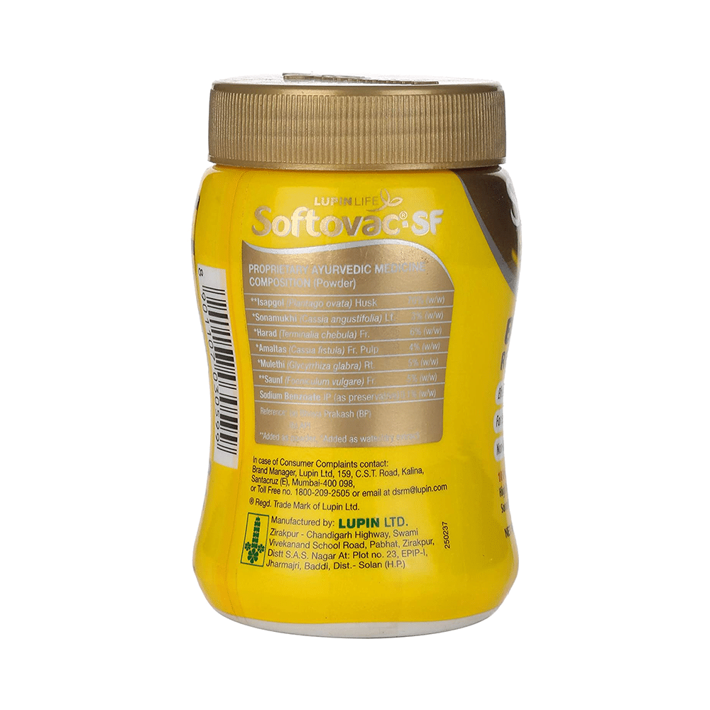 Combo Pack of Softovac-SF Bowel Regulator Powder Sugar Free 100gm & Lupin Life Be One Capsule (10) - Image 3