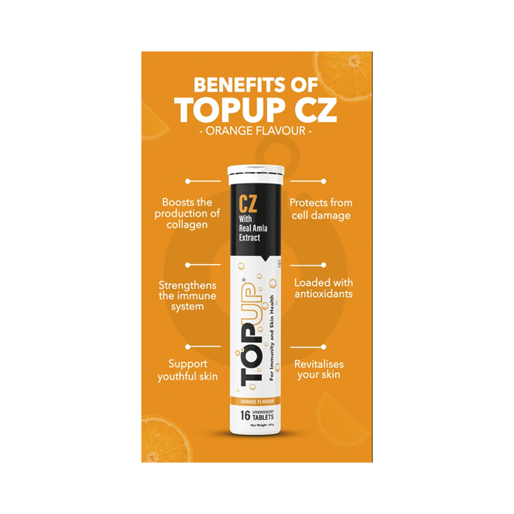 Nuvox Cz with Real Amla Extract Top Up Effervescent Tablet (16 Each) Orange - Image 5
