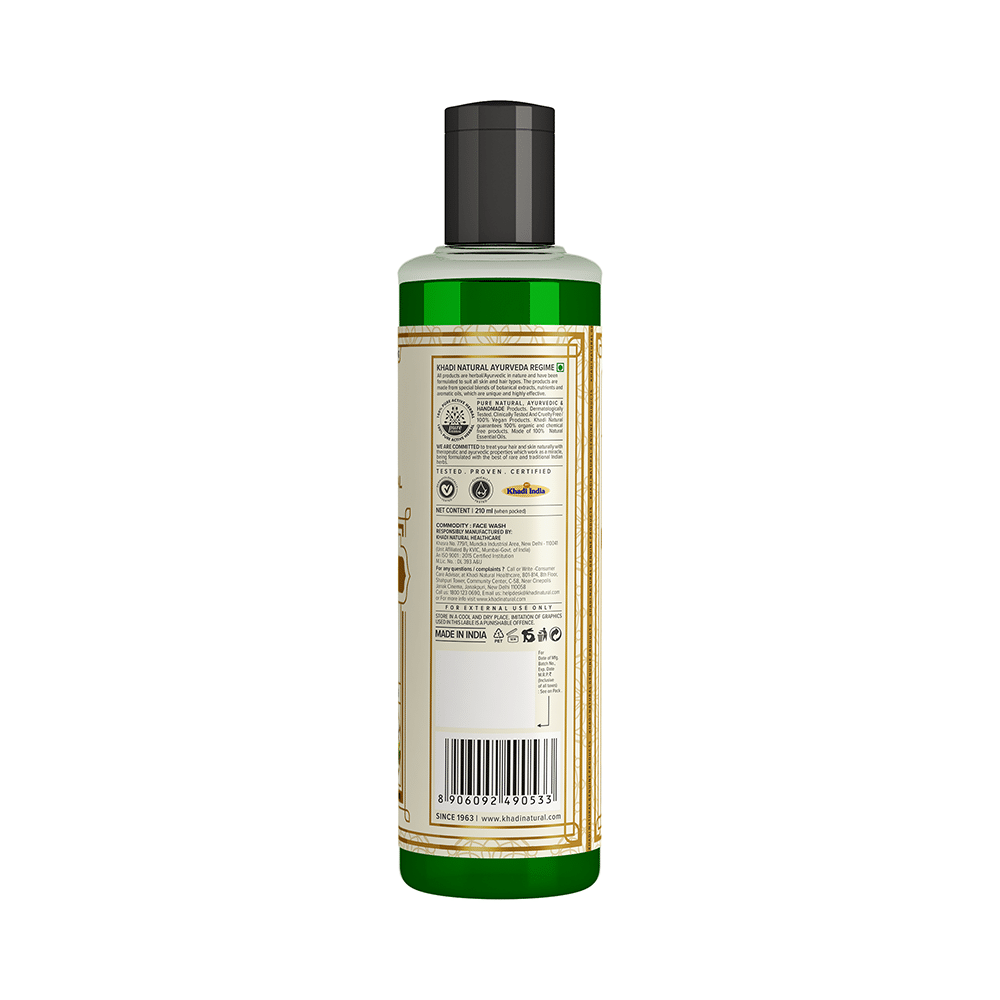 Khadi Naturals Herbal Neem & Tulsi Face Wash - Image 2
