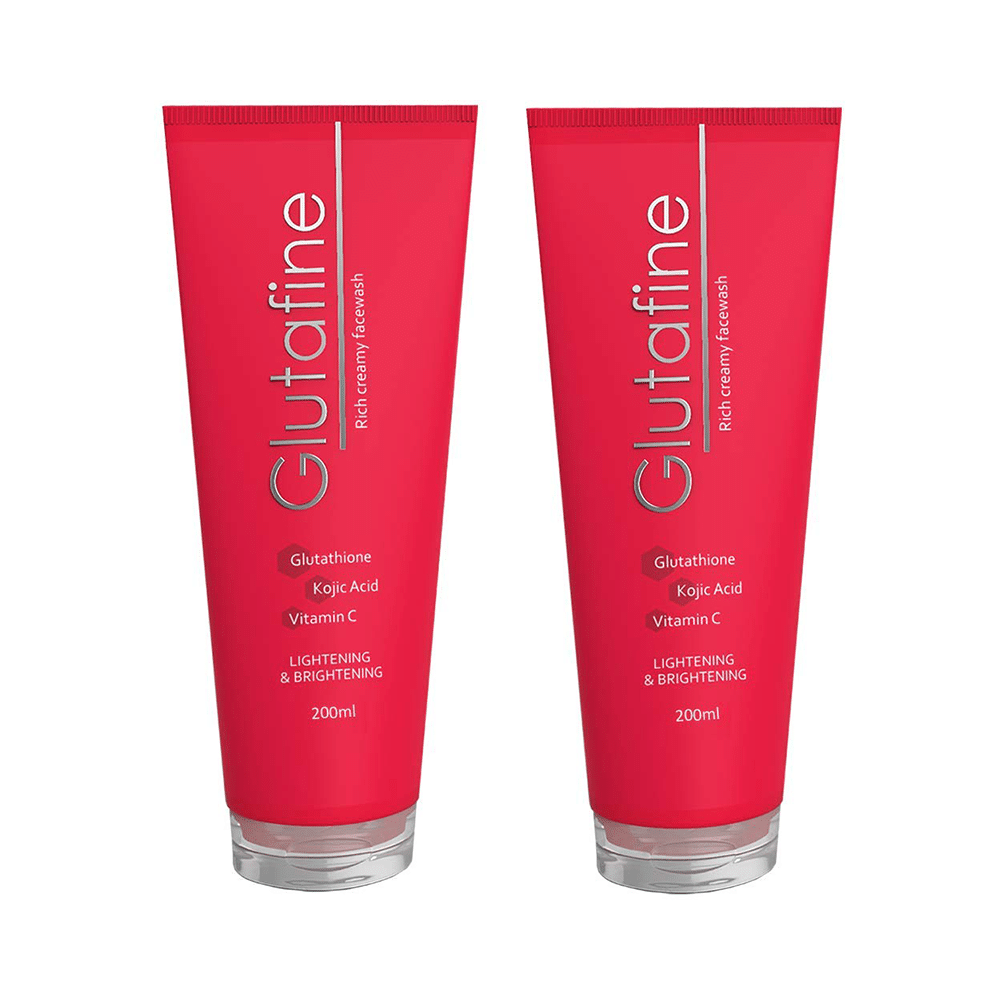 Glutafine Rich Creamy Face Wash (200ml Each) - Image 1