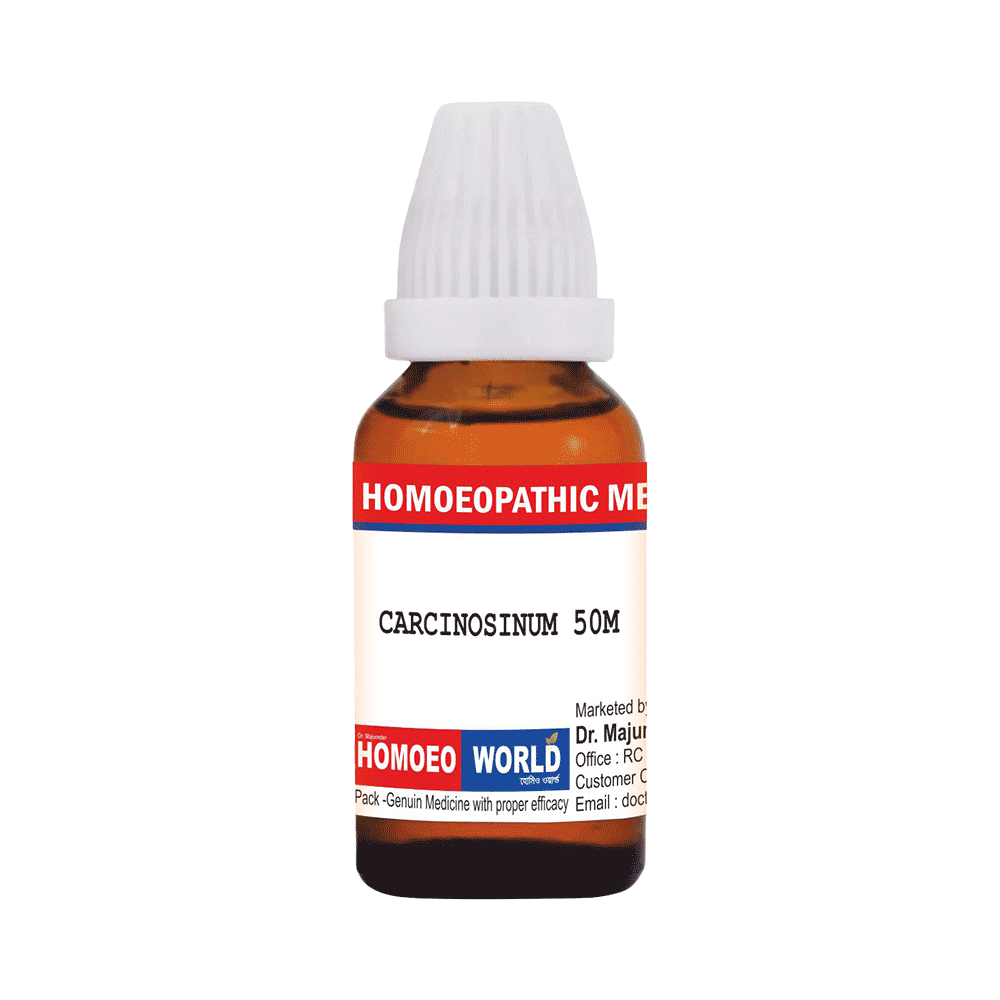 Dr. Majumder Homeo World Carcinosinum Dilution (30ml Each) 50M - Image 1