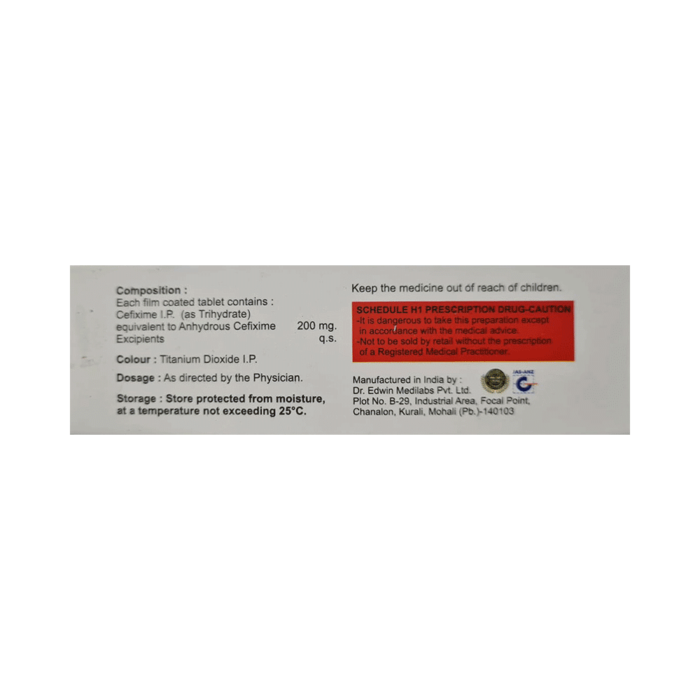 Tryocef 200 Tablet - Image 2
