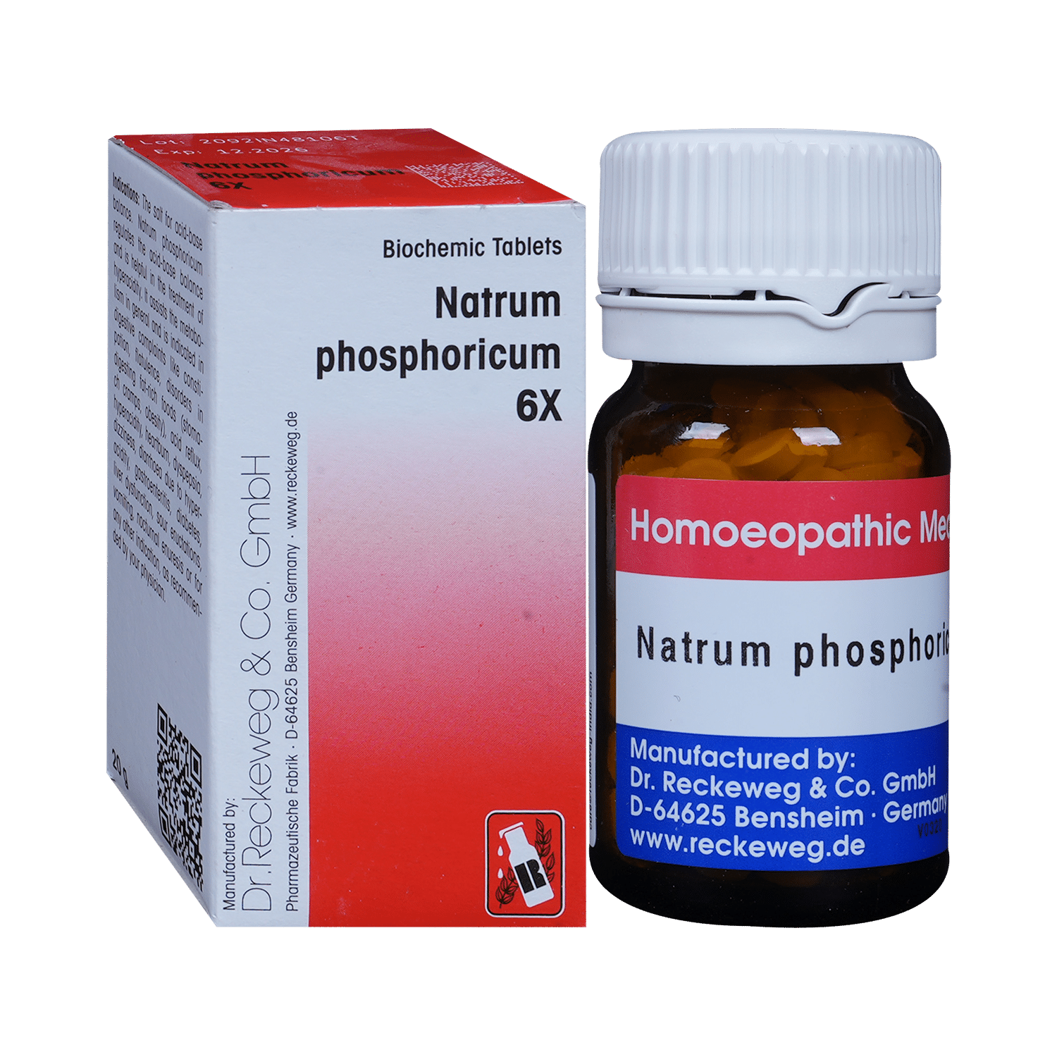 Dr. Reckeweg Natrum Phosphoricum Biochemic Tablet 6X - Image 1