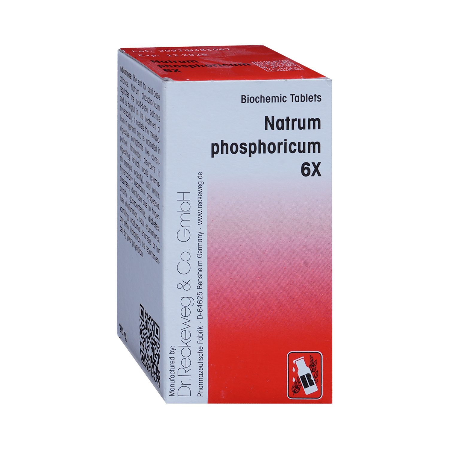 Dr. Reckeweg Natrum Phosphoricum Biochemic Tablet 6X - Image 2