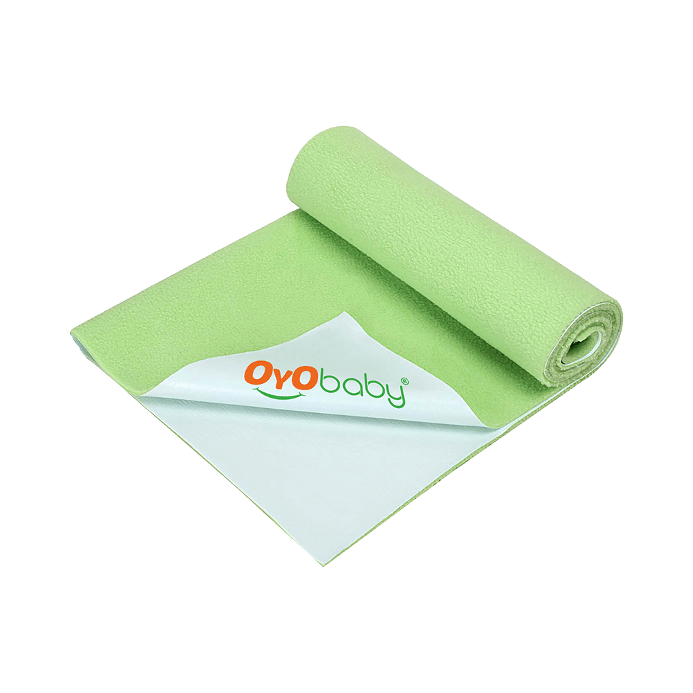 Oyo Baby Waterproof Rubber Sheet Large Light Green - Image 1