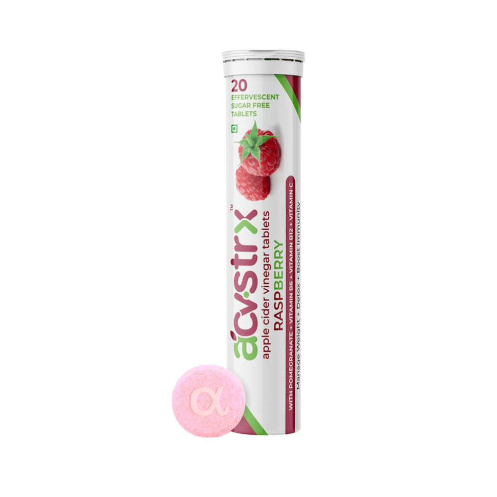 Anisue Healthcare Apple Cider Vinegar Effervescent Tablet (20 Each) Raspberry - Image 3