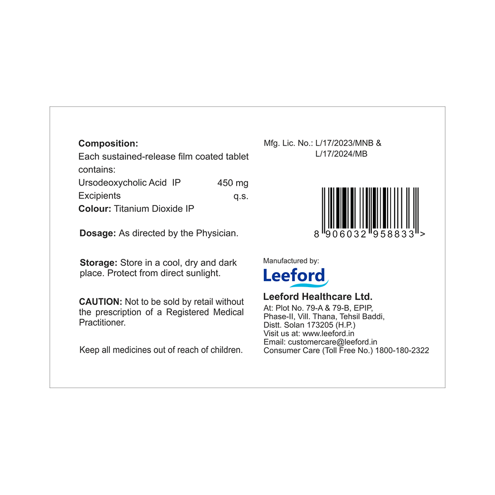 Ursolid 450mg Tablet SR - Image 2