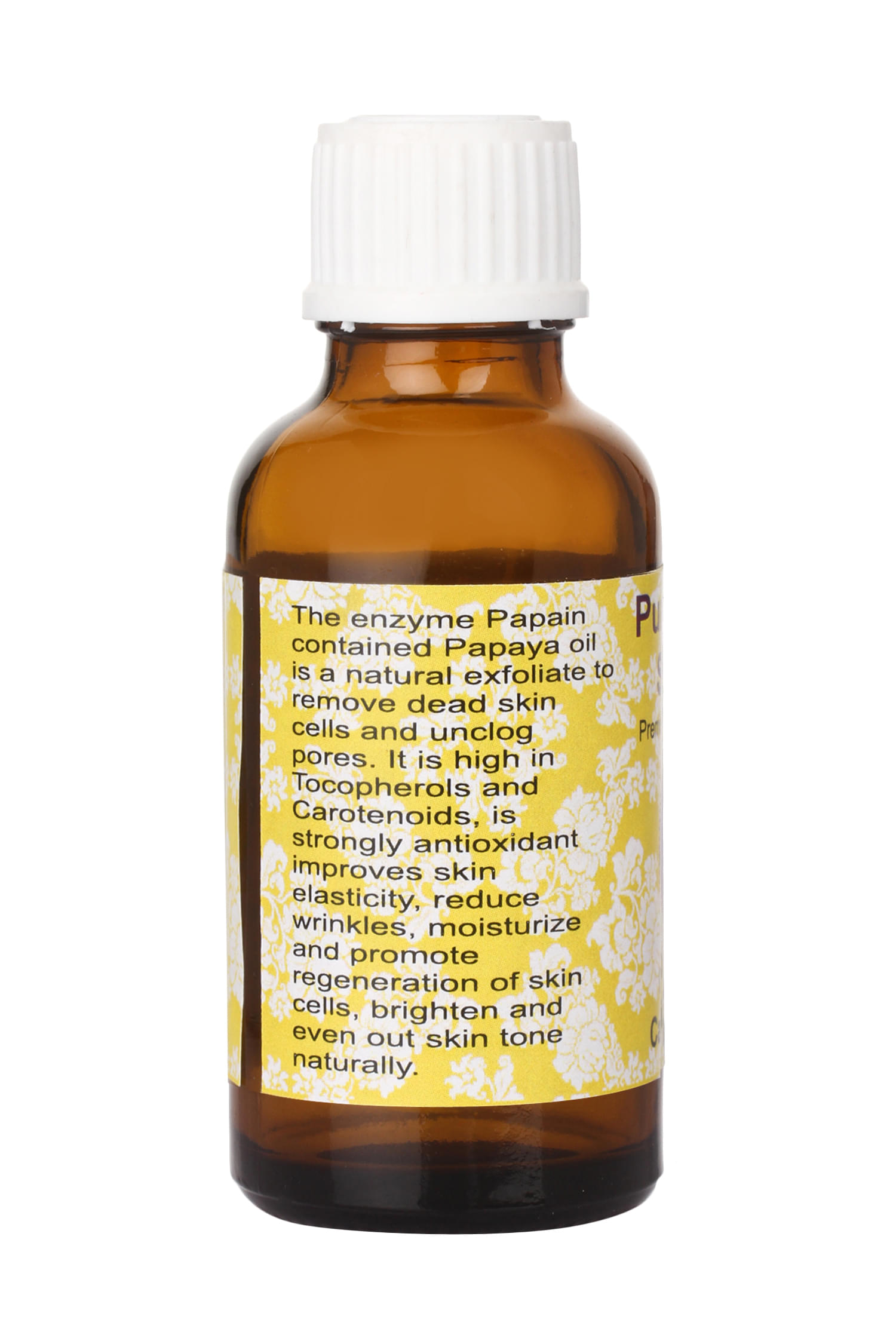Deve Herbes Pure Papaya Seed/Carica Papaya Cold Pressed Oil - Image 3
