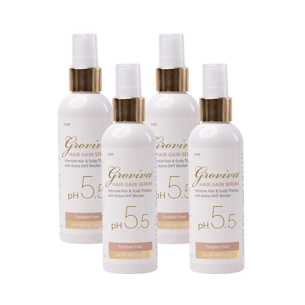Groviva PH 5.5 Hair Gain Serum (100ml Each) - Image 1