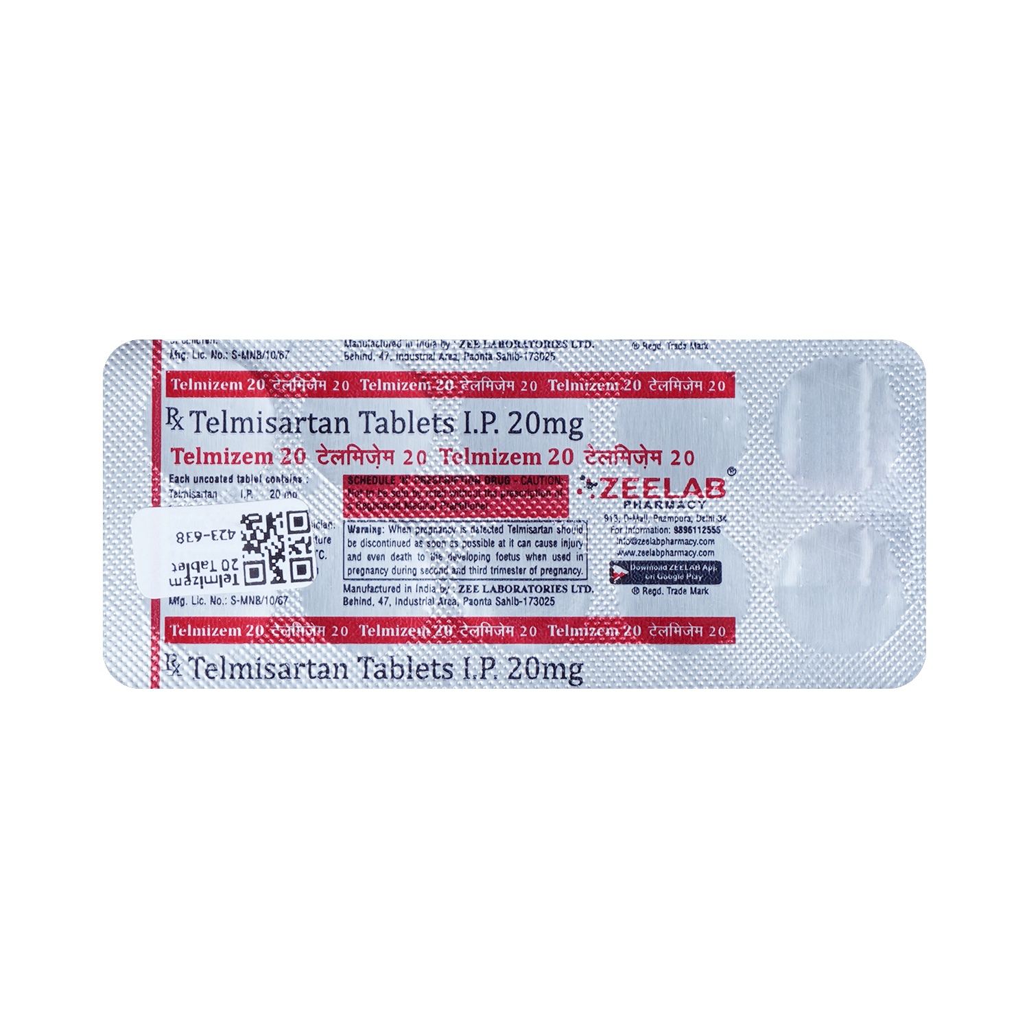 Telmizem 20 Tablet - Image 5