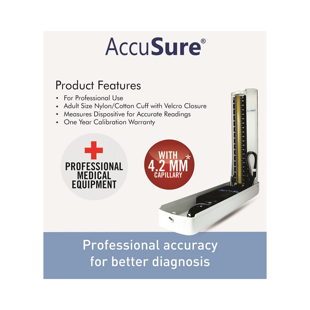 AccuSure Mercury Sphygmomanometer - Image 3