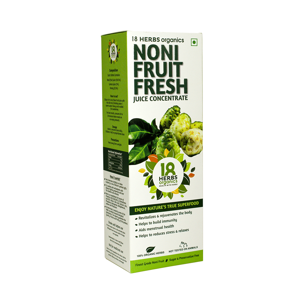 18 Herbs Organics Noni Fruit Fresh Juice Concentrate - Image 1