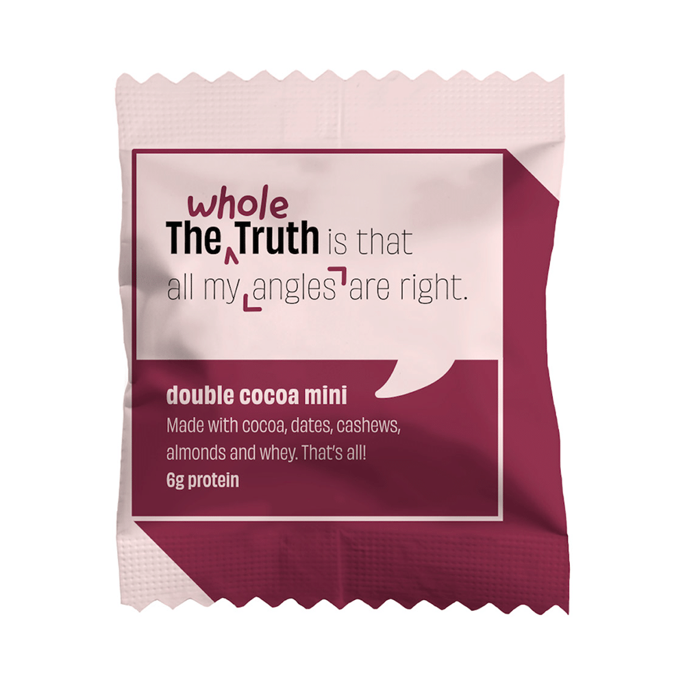 The Whole Truth Mini Protein Bar (27gm Each) | Flavour Double Cocoa - Image 2