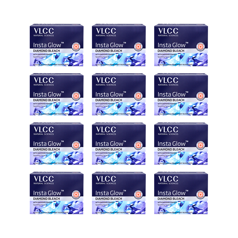 VLCC Insta Glow Diamond Bleach (30gm Each) - Image 1