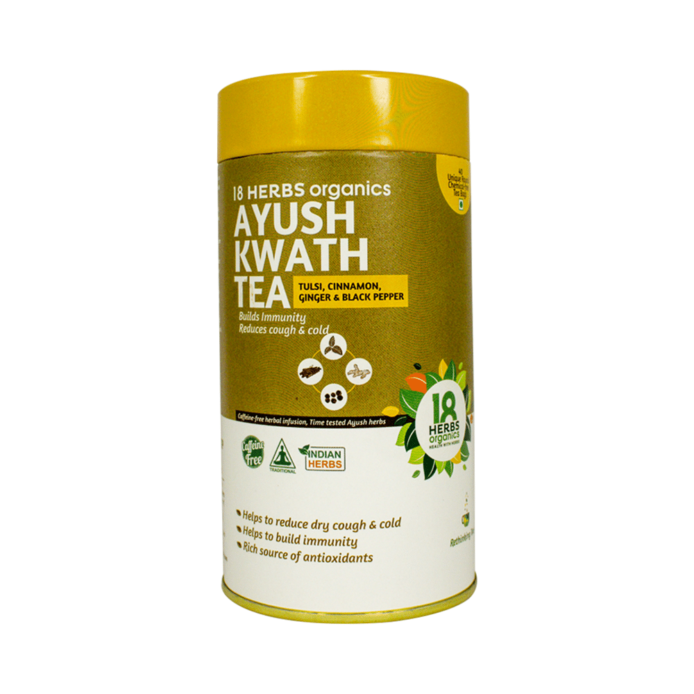 18 Herbs Organics Ayush Kwath Tea Bag (1.5gm Each) - Image 1