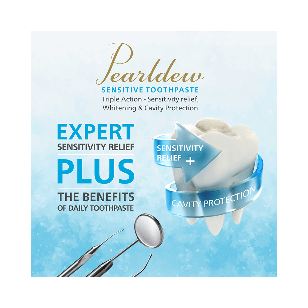 Pearldew Sensitive Toothpaste (100gm Each) - Image 9