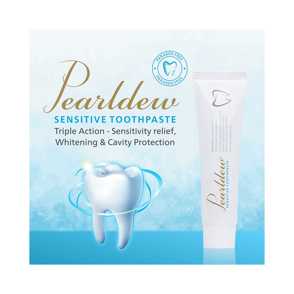 Pearldew Sensitive Toothpaste (100gm Each) - Image 4