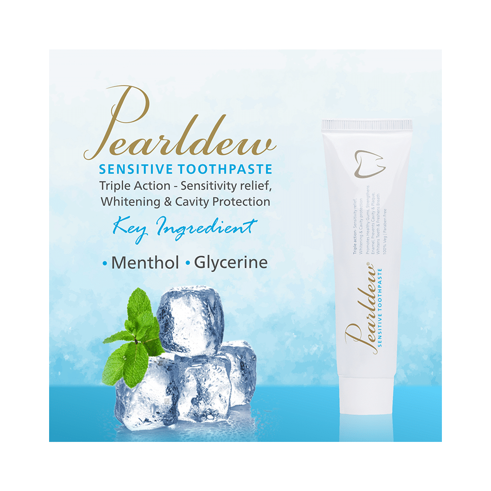 Pearldew Sensitive Toothpaste (100gm Each) - Image 5