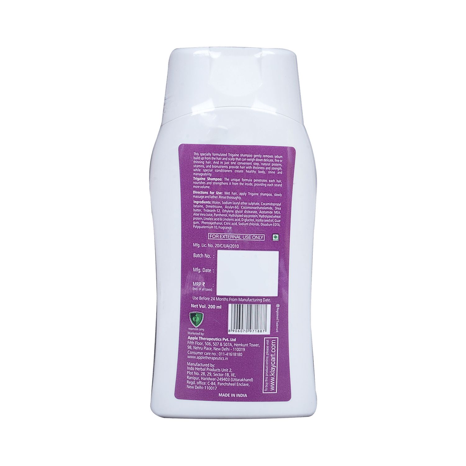 Trigaine Neutral pH Shampoo | Optimises Thin Hair - Image 3