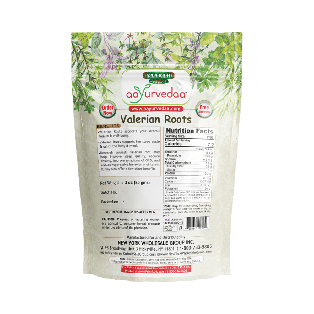 Zaarah Herbals Aayurvedaa 100% Valerian Root - Image 2