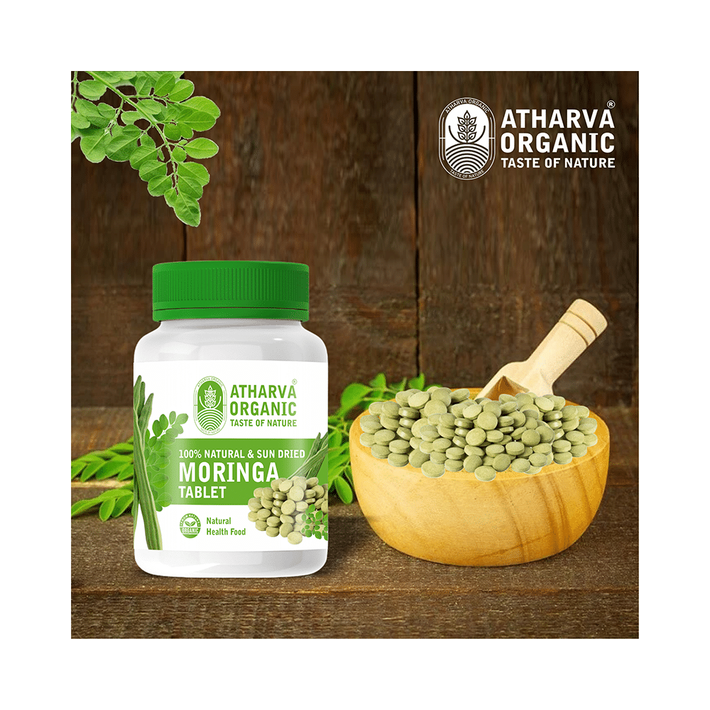 Atharvaa Organic Moringa Tablet (120 Each) - Image 3