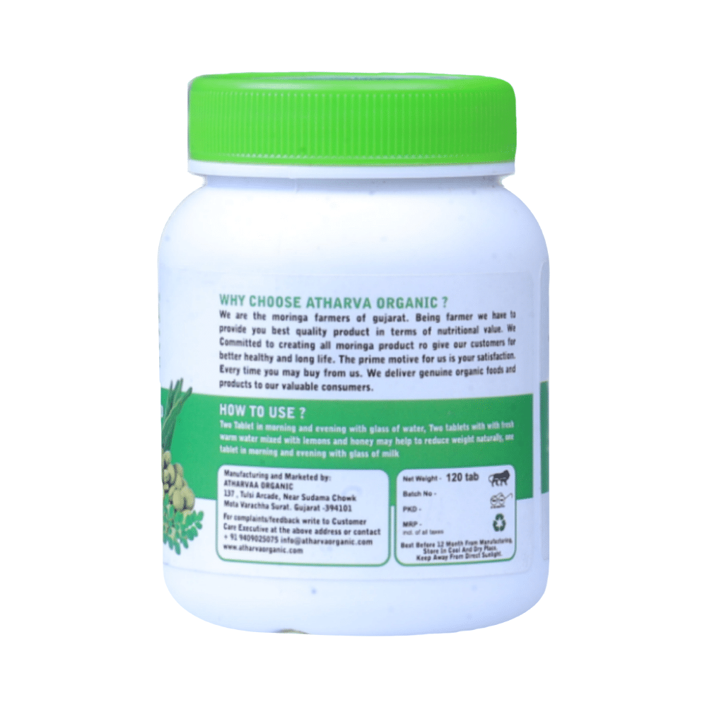 Atharvaa Organic Moringa Tablet (120 Each) - Image 2