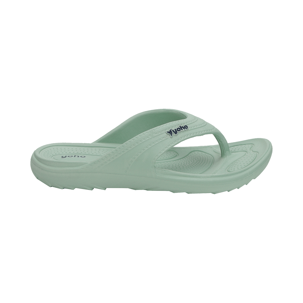 Yoho Lifestyle Acupressure Flip Flops for Women Pastel Green 5 - Image 2