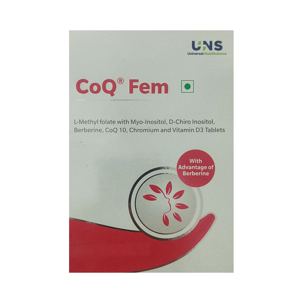 CoQ-Fem Berberine Tablet - Image 1