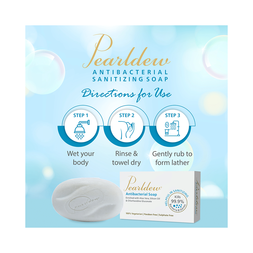Pearldew Antibacterial Soap (75gm Each) - Image 9