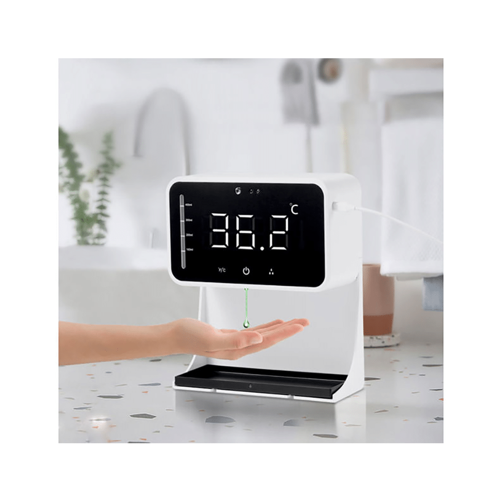 Debonair Intelligent Sanitizer Dispenser & Infra Red Thermometer with Audio Function White - Image 3