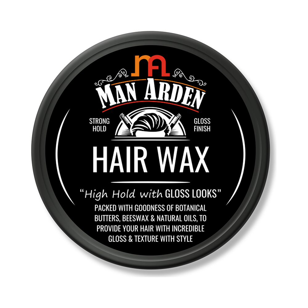 Man Arden Hair Wax High Hold with Gloss Looks - Image 1