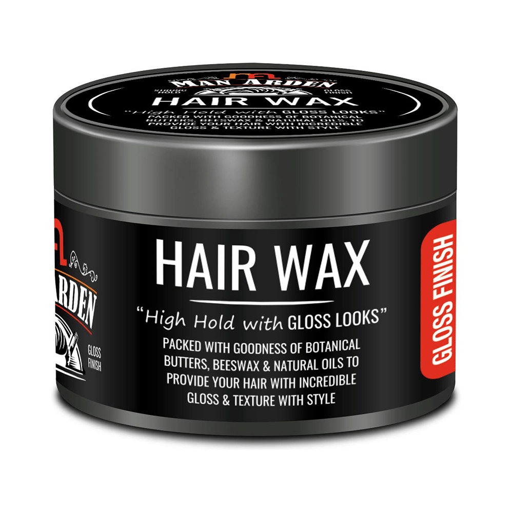 Man Arden Hair Wax High Hold with Gloss Looks - Image 5