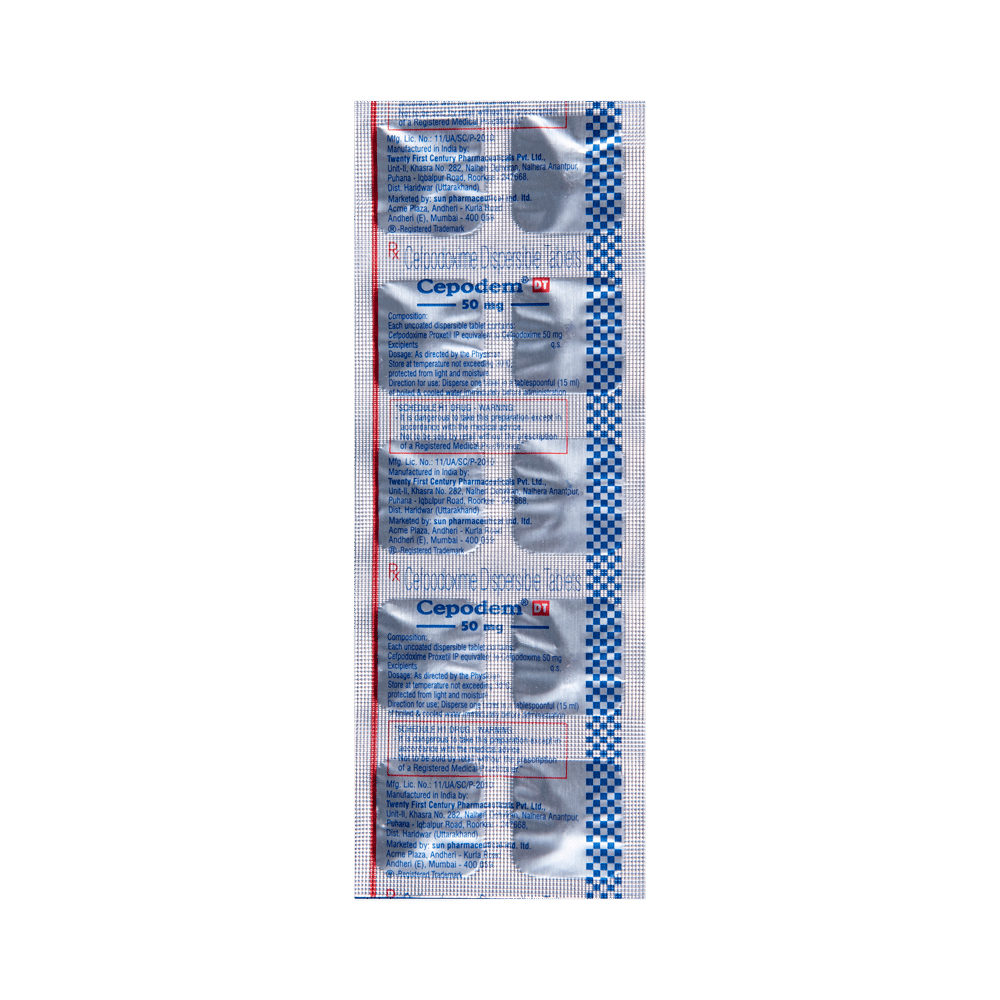 Cepodem DT 50mg Tablet - Image 3