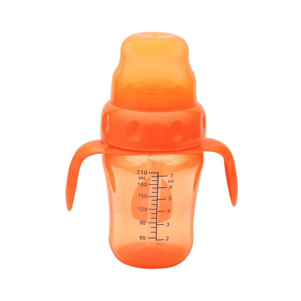 Mee Mee 2 in 1 Spout and Straw Sipper Cup Orange - Image 3