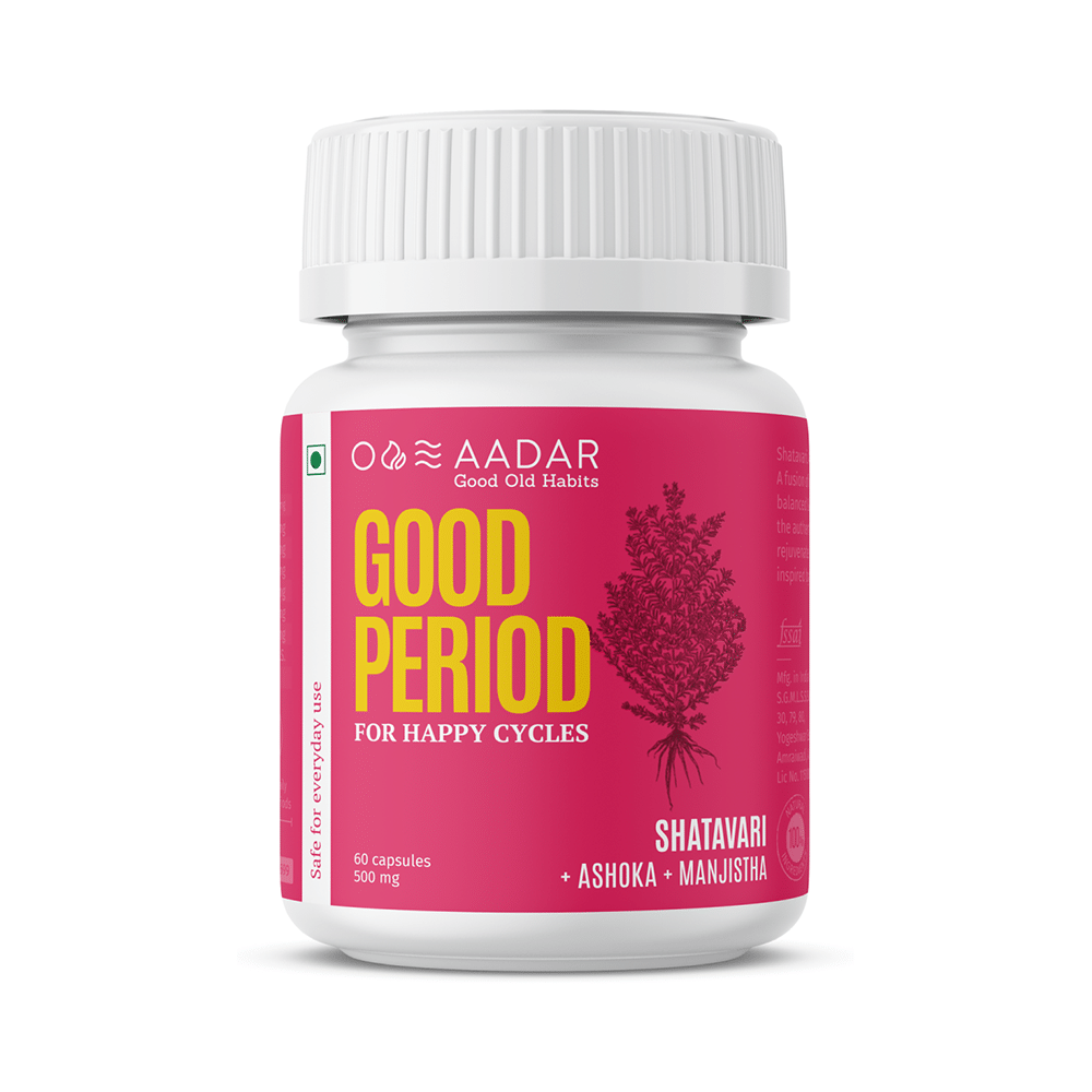 Aadar Good Period 500mg Capsule (60 Each) - Image 1