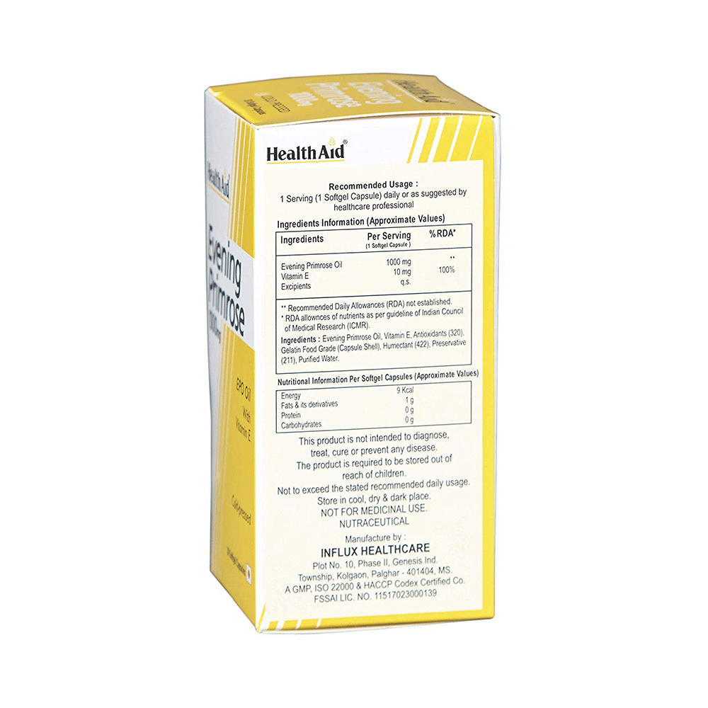 Healthaid Evening Primrose Oil 1000mg Capsule - Image 2