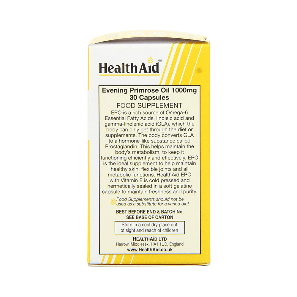 Healthaid Evening Primrose Oil 1000mg Capsule - Image 4