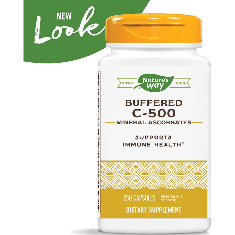 Nature's Way Vitamin C-500 Ascorbate Buffered Capsule - Image 2